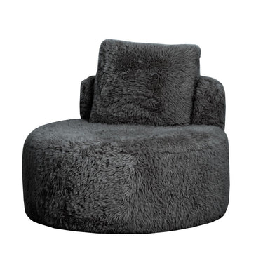 Cabana Round Accent Chair - Graphite at online8 furniture store Auckland