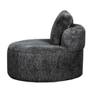 Cabana Round Accent Chair - Graphite at online8 furniture store Auckland