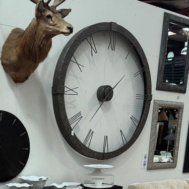 Cadiz Metal Extra Large Wall Clock 154cm at online8 furniture store Auckland