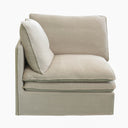 Calais 4 Pcs Slip Cover Modular Sofa with Ottoman at online8 furniture store Auckland