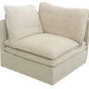 Calais 4 Pcs Slip Cover Modular Sofa with Ottoman at online8 furniture store Auckland