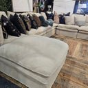 Calais 4 Pcs Slip Cover Modular Sofa with Ottoman at online8 furniture store Auckland