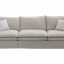 Calais 4 Pcs Slip Cover Modular Sofa with Ottoman at Online8 Furniture Auckland NZ