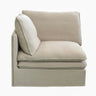 Calais Left End Slip Cover Sofa Seat - Oatmeal at online8 furniture store Auckland