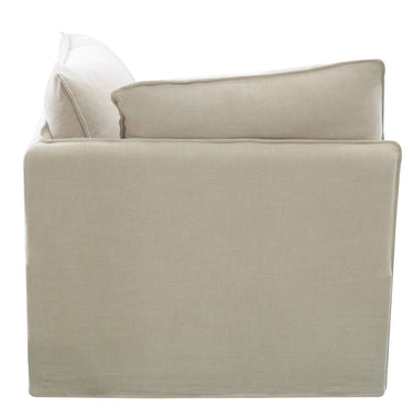 Calais Left End Slip Cover Sofa Seat - Oatmeal at online8 furniture store Auckland