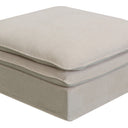Calais Ottoman - Oatmeal at online8 furniture store Auckland