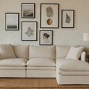 Calais Ottoman - Oatmeal at online8 furniture store Auckland