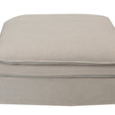 Calais Ottoman - Oatmeal at online8 furniture store Auckland