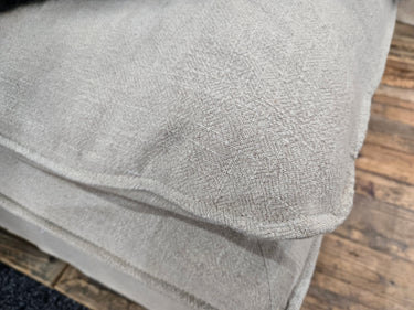 Calais Ottoman - Oatmeal at online8 furniture store Auckland