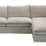 Calais Right End Slip Cover Sofa Seat - Oatmeal at online8 furniture store Auckland