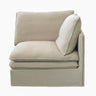 Calais Right End Slip Cover Sofa Seat - Oatmeal at online8 furniture store Auckland