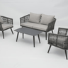 Cali sofa 4PC Outdoor Suite at online8 furniture store Auckland