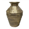Calypso Hand Hammered Metal Urn - Gold at online8 furniture store Auckland