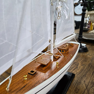 Calypso Wooden Yacht Model at online8 furniture store Auckland