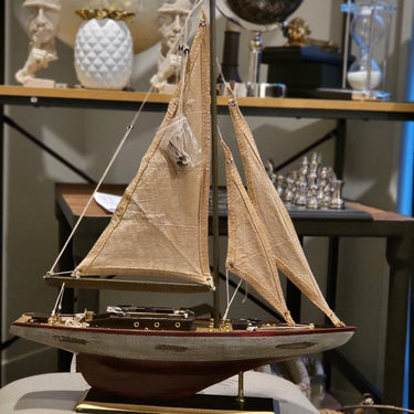 Calypso Yacht Model | Wooden Sailboat NZ at online8 furniture store Auckland