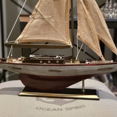 Calypso Yacht Model | Wooden Sailboat NZ at online8 furniture store Auckland