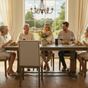 Cambria Dining Suite 6 Seater - Rustic Brown at online8 furniture store Auckland