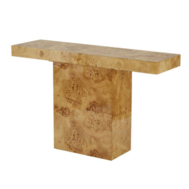 Cambridge Burl Wood Console Table at online8 furniture store Auckland