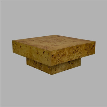 Cambridge Square Burl Wood Coffee Table at online8 furniture store Auckland