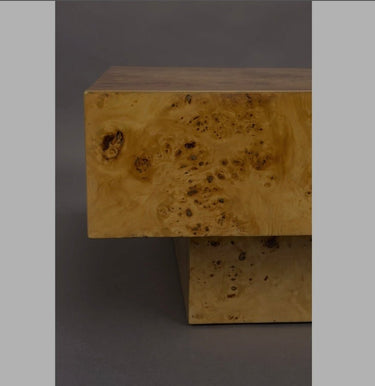 Cambridge Square Burl Wood Coffee Table at online8 furniture store Auckland