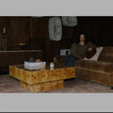 Cambridge Square Burl Wood Coffee Table at online8 furniture store Auckland