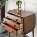 Campbell Mid-Century 3-Drawer Dresser at online8 furniture store Auckland