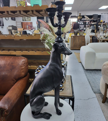Candelabra Dog - 76cm at online8 furniture store Auckland