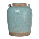 Candia Ceramic Vase - Turquoise at online8 furniture store Auckland