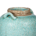 Candia Ceramic Vase - Turquoise at online8 furniture store Auckland