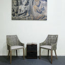 Canggu Armchair - Smoke & Oatmeal at online8 furniture store Auckland