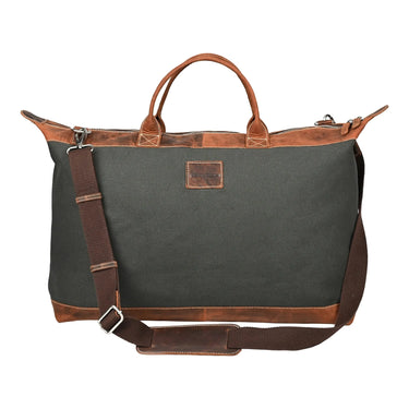 Canvas & Leather Luggage bag - The Atlas at online8 furniture store Auckland