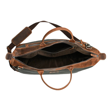 Canvas & Leather Luggage bag - The Atlas at online8 furniture store Auckland