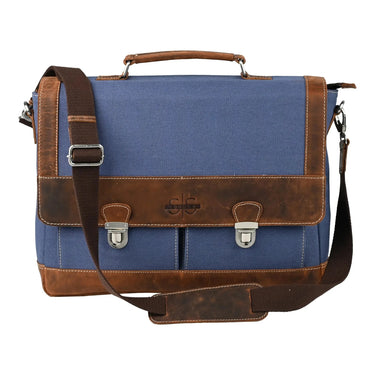 Canvas Leather Portfolio Bag at online8 furniture store Auckland