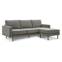 Capone Sofa with Interchangeable chaise - Granite at online8 furniture store Auckland