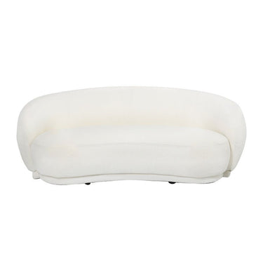 Capri Loveseat Curved  Sofa - lvory at online8 furniture store Auckland
