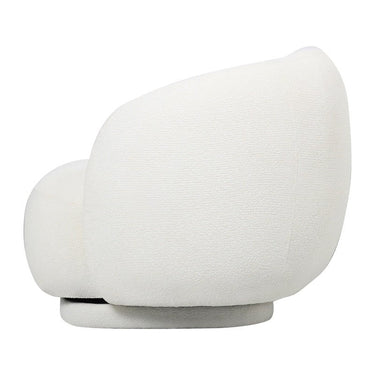 Capri Occasional Swivel Chair - lvory at online8 furniture store Auckland