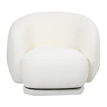 Capri Occasional Swivel Chair - lvory at online8 furniture store Auckland