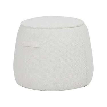 Capri Pouf / Stool - lvory at online8 furniture store Auckland
