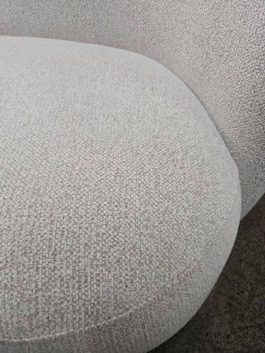 Caprice 2.5 Seat Curved Sofa - Cream at Online8 Furniture Auckland NZ