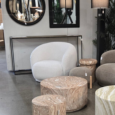 Caprice Occasional Chair - Cream at Online8 Furniture Auckland NZ