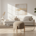 Caprice Round Stool - Coffee at Online8 Furniture Auckland NZ