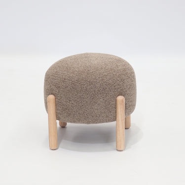 Caprice Round Stool - Coffee at Online8 Furniture Auckland NZ