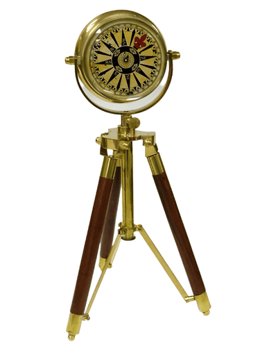 Captain's Clock on Tripod at online8 furniture store Auckland
