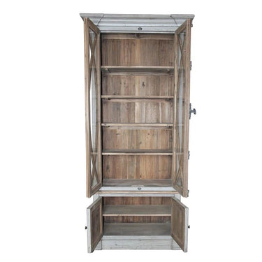 Cardenas Old Pine Display Cabinet | Bookcase at Online8 Furniture Auckland NZ