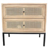 Cardrona 2 Drawer Side Table at online8 furniture store Auckland