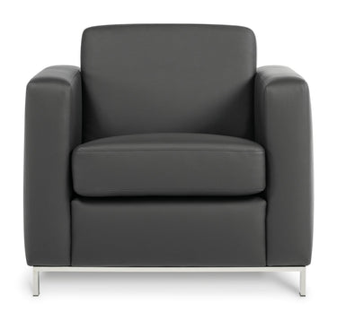 Carlo Leather Armchair at online8 furniture store Auckland