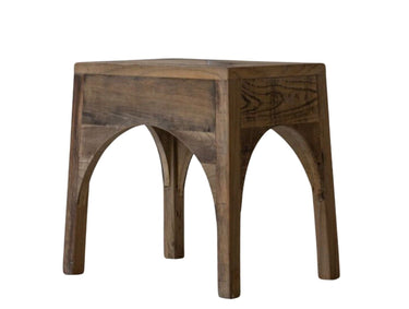 Carlos Side Table - Recycled Elm at online8 furniture store Auckland