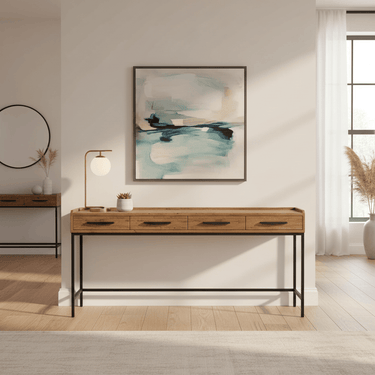 Carlton 4 Drawer Console Table - 1800mm at Online8 Furniture Auckland NZ