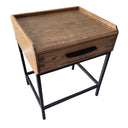 Carlton Bedside Table 1 Drawer at online8 furniture store Auckland