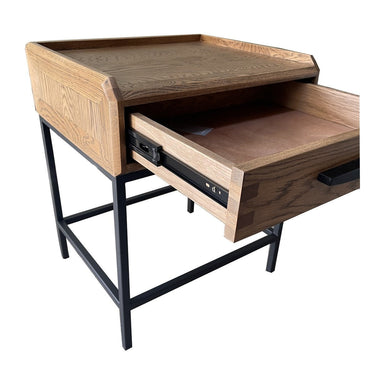 Carlton Bedside Table 1 Drawer at online8 furniture store Auckland